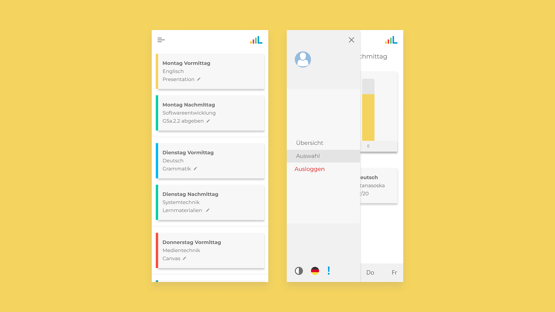 Mobile mockups